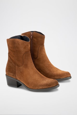 Nubuck Enkellaarzen Serraje - Bruin