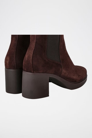 Nubuck Enkellaarzen - Bruin