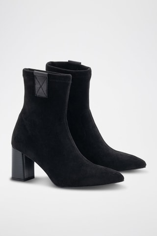 Nubuck Enkellaarzen Ante - Zwart