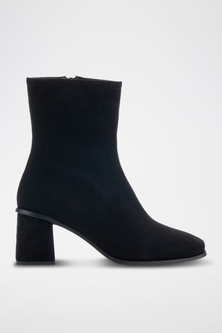 Nubuck Enkellaarzen Ante - Zwart