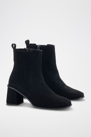 Nubuck Enkellaarzen Ante - Zwart