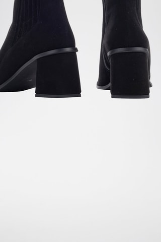 Nubuck Enkellaarzen Ante - Zwart