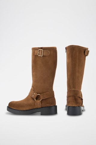 Nubuck Enkellaarzen Serraje - Bruin