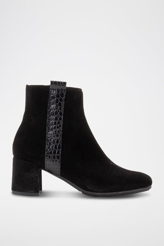 Nubuck Enkellaarzen Serraje-Norden - Zwart