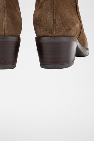 Nubuck Enkellaarzen Serraje - Kaki