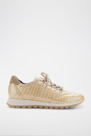 Leren Sneakers Bora - Goudkleurig