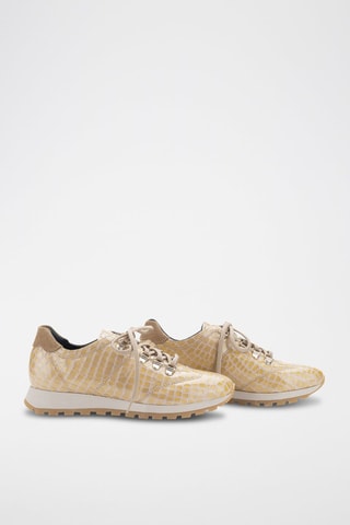 Leren Sneakers Bora - Goudkleurig
