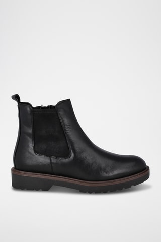 Leren Chelsea Boots Cardiff - Zwart