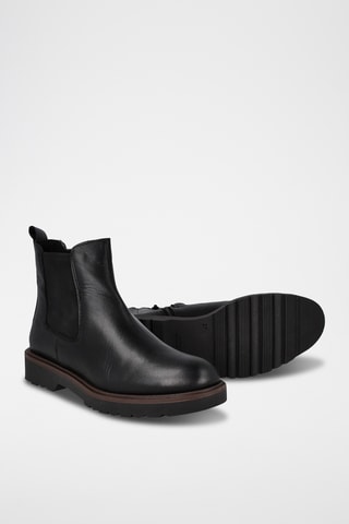 Leren Chelsea Boots Cardiff - Zwart
