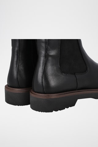 Leren Chelsea Boots Cardiff - Zwart