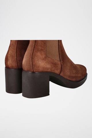Nubuck Enkellaarzen Alcora - Bruin
