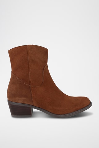 Nubuck Enkellaarzen Dakota - Bruin