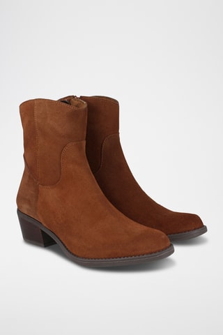 Nubuck Enkellaarzen Dakota - Bruin
