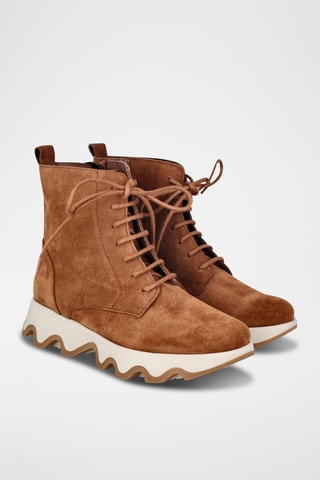 Nubuck Enkellaarzen Ola - Lichtbruin