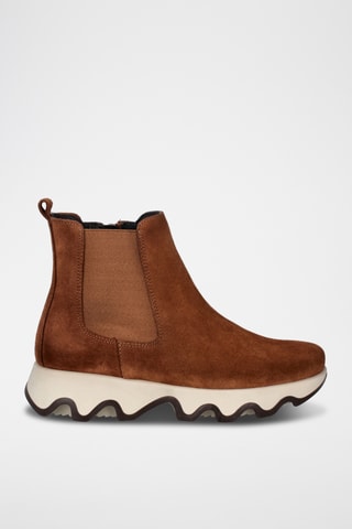 Nubuck Enkellaarzen Ola - Bruin