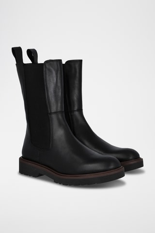 Leren Chelsea Boots Cardiff - Zwart