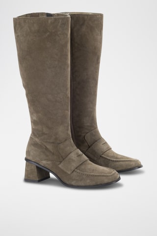 Nubuck Laarzen Elina - Kaki