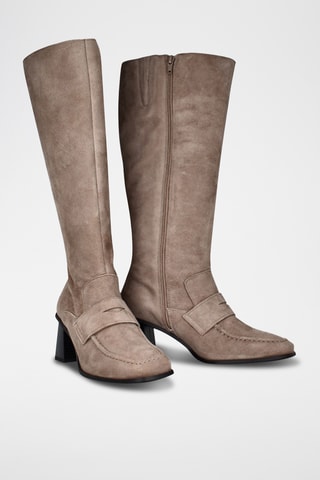Nubuck Laarzen Elina - Taupe