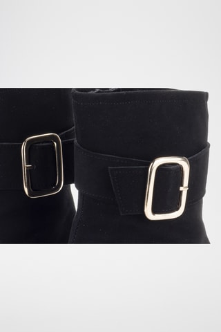 Nubuck Enkellaarzen Solsona - Zwart