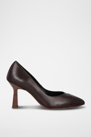 Leren Pumps Carolina - Donkerbruin