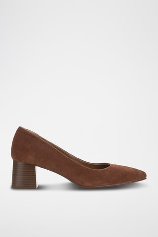 Nubuck Pumps Piso Maite - Bruin