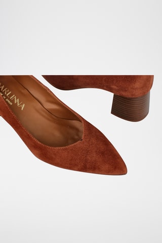 Nubuck Pumps Piso Maite - Bruin