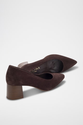 Nubuck Pumps Piso Maite - Bruin
