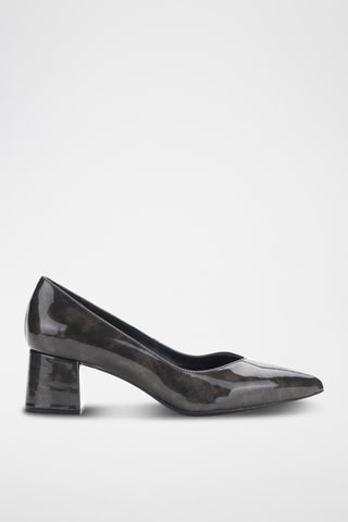 Lakleren Pumps Teresa - Donkergrijs
