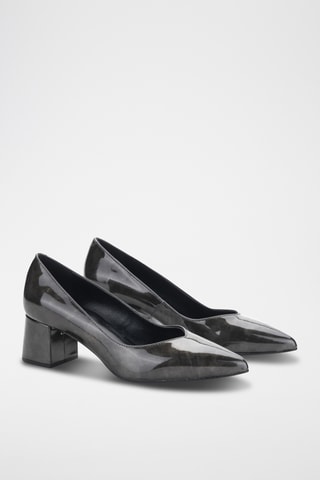 Lakleren Pumps Teresa - Donkergrijs