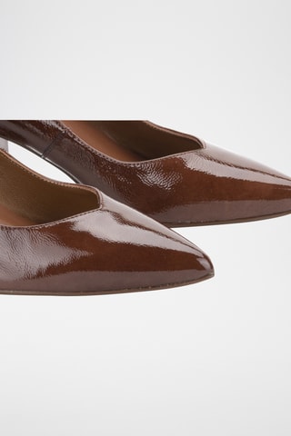 Lakleren Pumps Teresa - Bruin