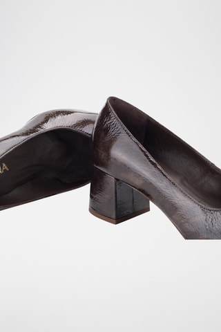Lakleren Pumps Teresa - Bruin