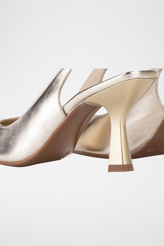 Leren Pumps Tamy - Zilverkleurig