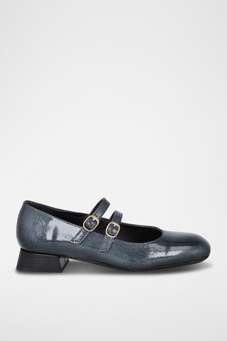 Lakleren Mary Janes Briana - Marineblauw