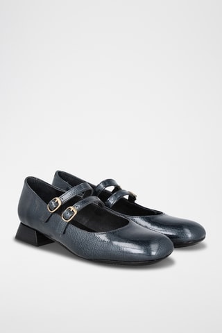 Lakleren Mary Janes Briana - Marineblauw