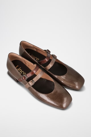 Lakleren Mary Janes Briana - Bruin