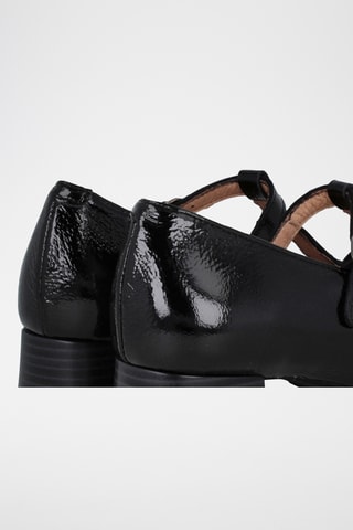 Lakleren Saloméschoenen met Hak Regina - Zwart
