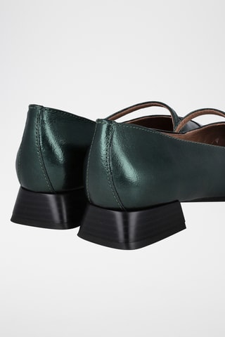 Leren Mary Janes Mariola - Zwart en Groen