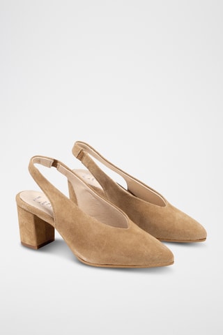 Nubuck Pumps Clarisa - Camel