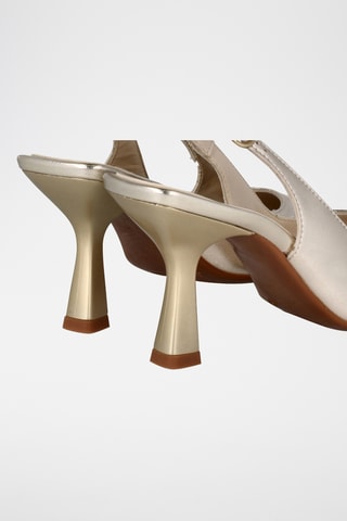 Leren Pumps - Zilverkleurig