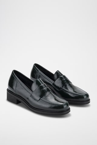 Leren Mocassins Aldea - Zwart