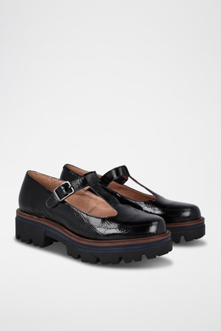 Lakleren Saloméschoenen Michigan - Zwart