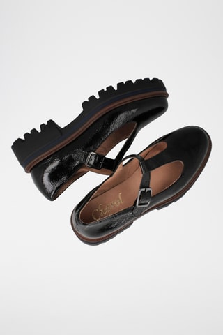 Lakleren Saloméschoenen Michigan - Zwart