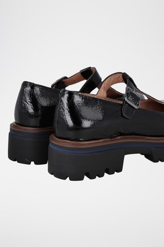 Lakleren Saloméschoenen Michigan - Zwart