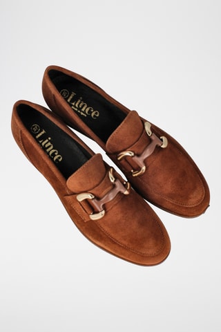 Nubuck Mocassins Cheloà - Bruin
