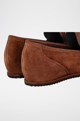 Nubuck Mocassins Cheloà - Bruin
