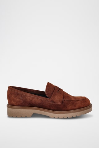 Nubuck Mocassins Cardiff - Bruin