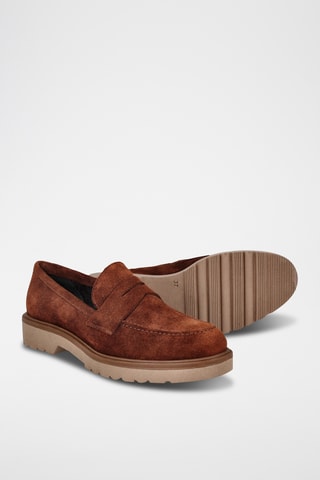 Nubuck Mocassins Cardiff - Bruin