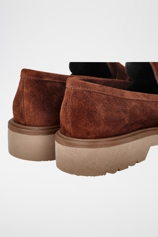 Nubuck Mocassins Cardiff - Bruin