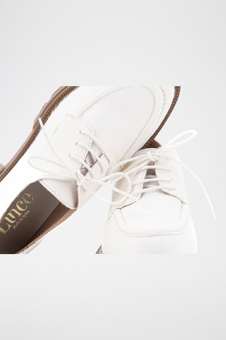 Nubuck Platform Derby’s Michigan - Wit