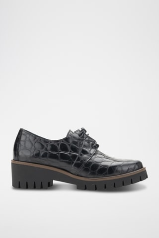Leren Derby's Corvo - Zwart